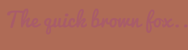 Image with Font Color A95C68 and Background Color AF6B56